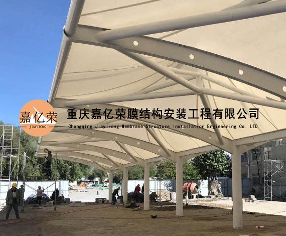 景观膜结构搭建完成之后怎么保持美观性